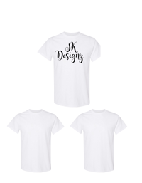 White blank t-shirts 