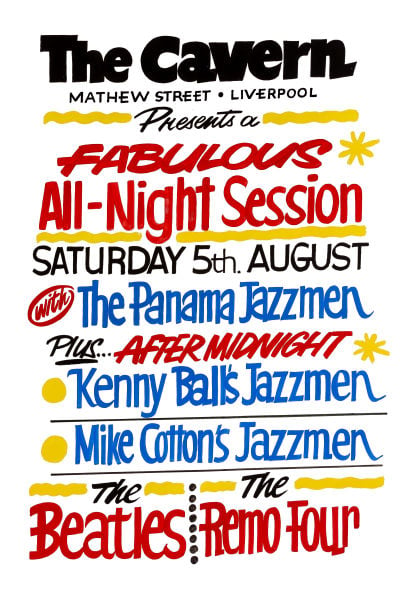 Image of ALL NIGHT SESSION AT THE CAVERN CLUB POSTER