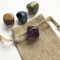 New Chapter / Strength Crystal Travel Set: Amethyst, Labradorite, Sodalite, Unakite