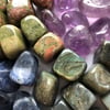 New Chapter / Strength Crystal Travel Set: Amethyst, Labradorite, Sodalite, Unakite