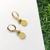 Pineapple Hoop Earrings