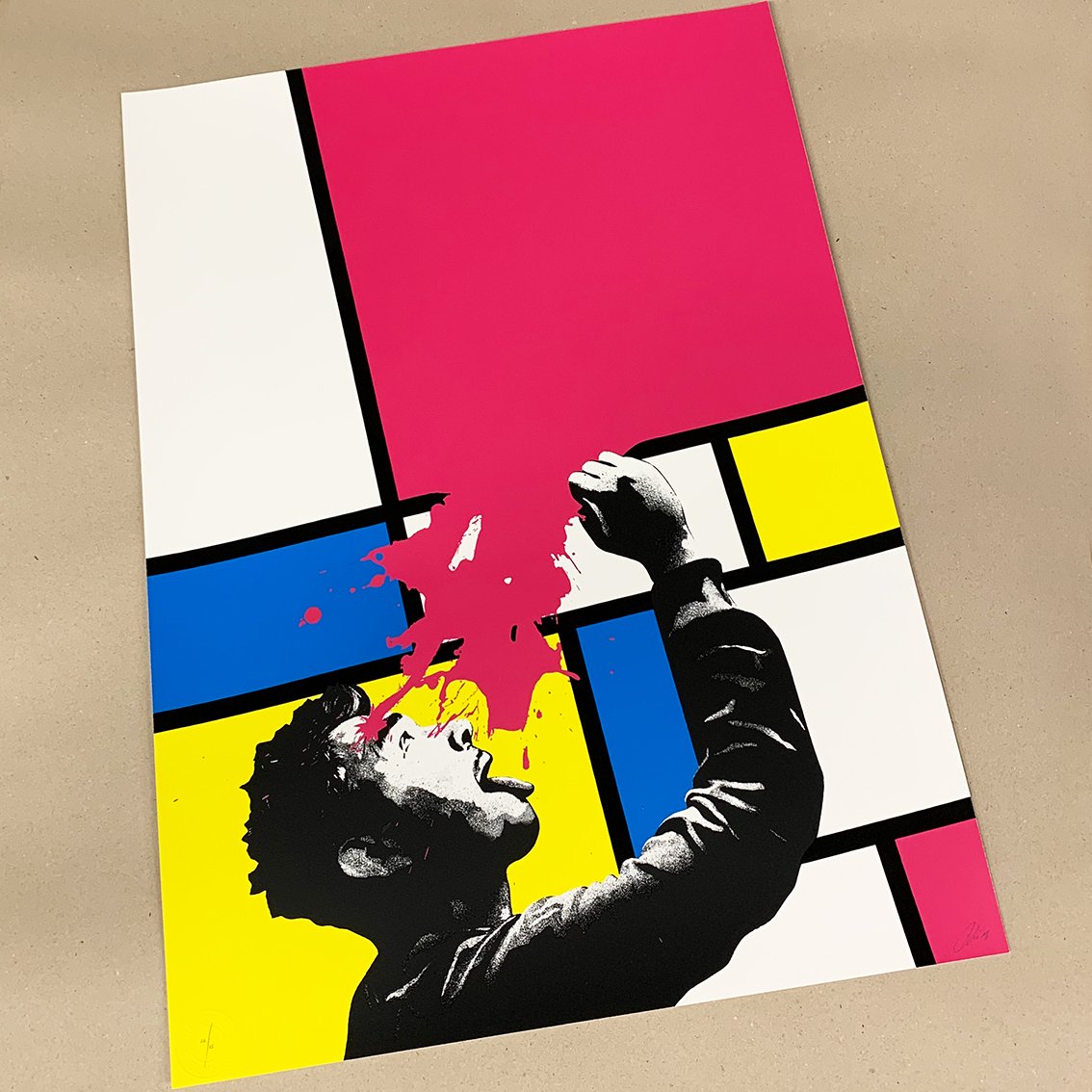 Image of "Soak Up Art When You Can" Screen Print CMYK Edition of 25