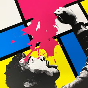 Image of "Soak Up Art When You Can" Screen Print CMYK Edition of 25