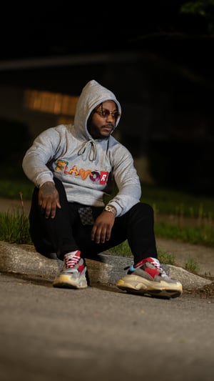 Image of Grey FLAVORS Food hoodie