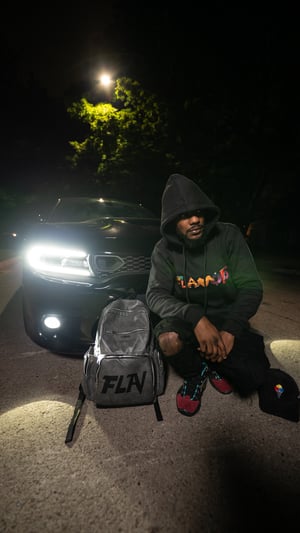 Image of Black FLAVORS Food hoodie