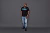 FATHERHOOD TEE - Blue & Black