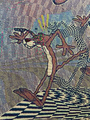 Image of Drip in & drop out woven blanket PREORDER