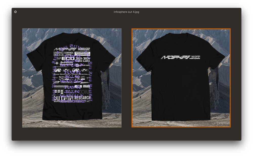 Image of INFOSPHERE TSHIRT