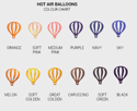 Hot Air Balloons Earrings