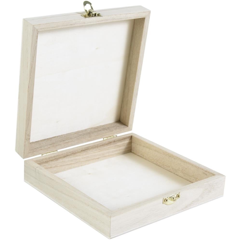 Image of Wood Keepsake Box 5.5" x 1.6"