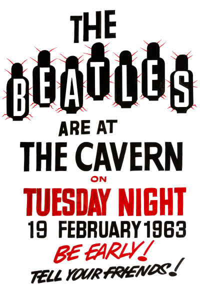 THE BEATLES AT THE CAVERN CLUB POSTER 1963 | The Beatles Posters