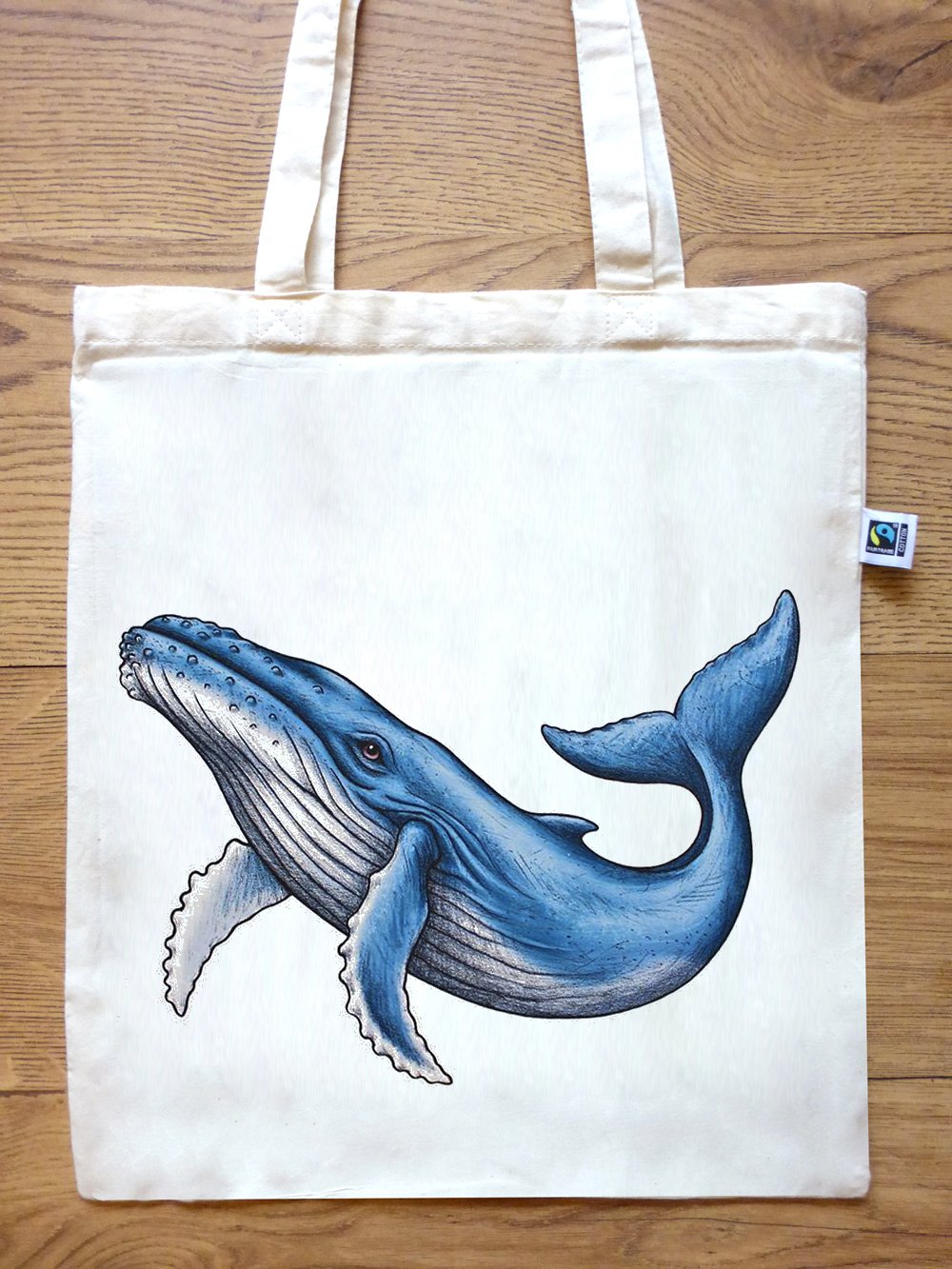 Image of Whale Tote Bag