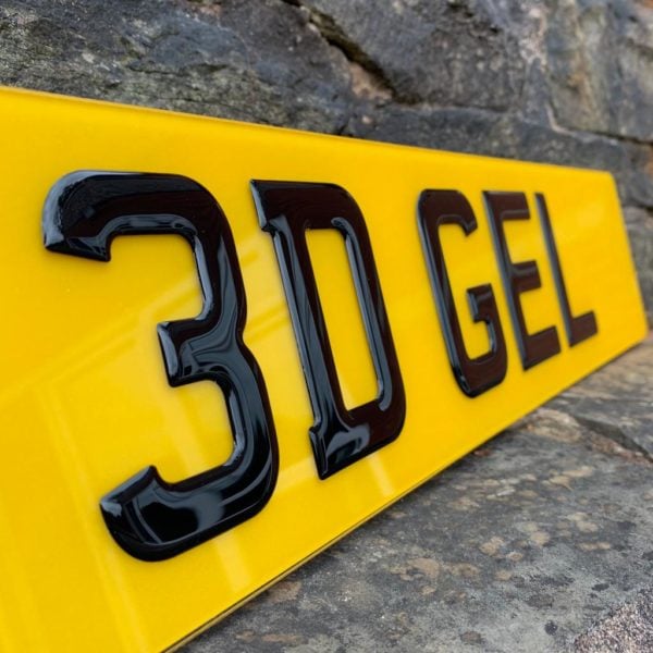 3D Gel | Registration plate 3D Gel | Registration plate