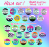 Hella Out! Pride Buttons!