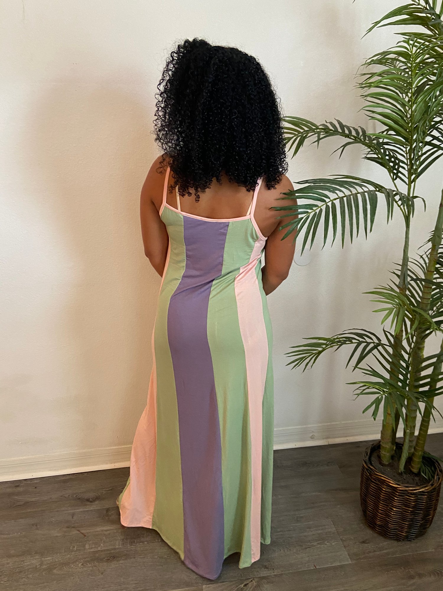 Image of Blocked Dress