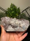 Amethyst w/ Iron Candle Holder
