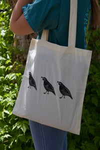 Image 2 of Quail Tote Bag