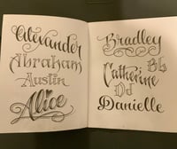 Image 5 of Lettering book Rare!
