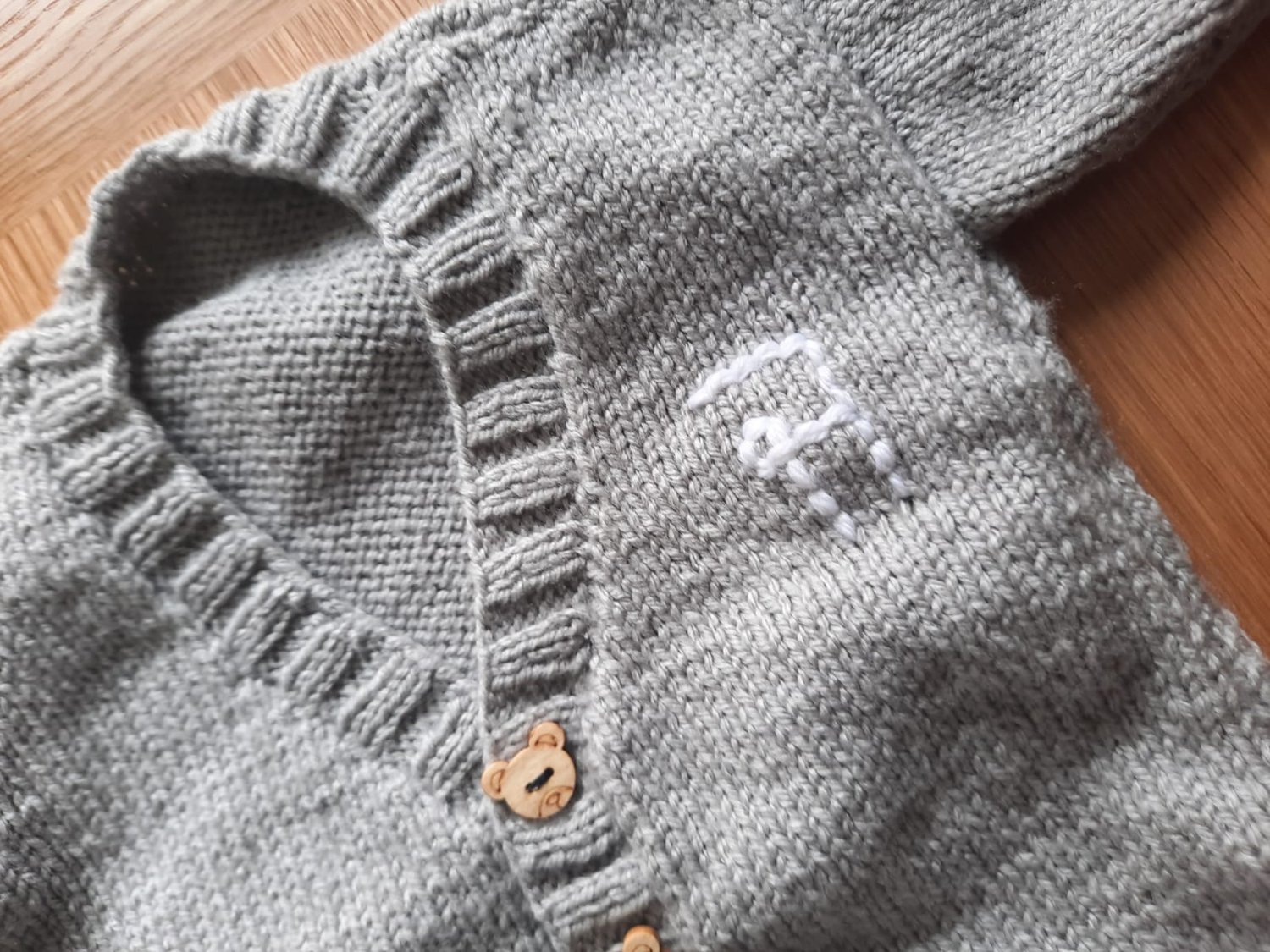 Handmade Knitted Cardigans - Punjabi Letter Stitched
