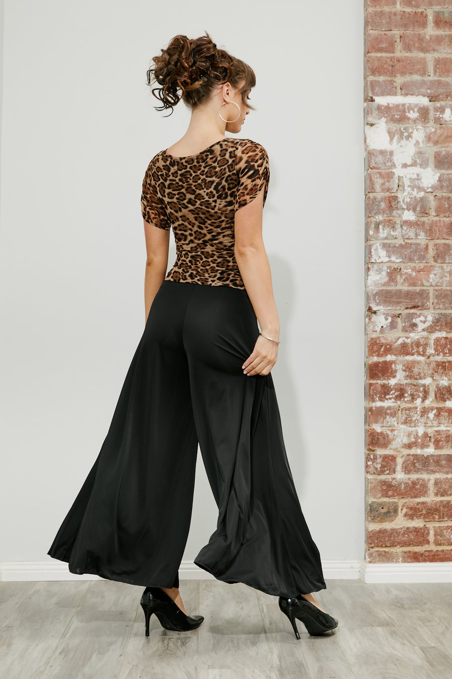 Image of Calott Pants - Black or Chocolate B3180 Dancewear latin ballroom