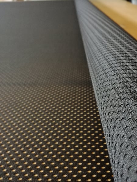 Image of TF 42 Nylon Airtex, Lightweight mesh. Black x 1 metre x 140cm wide