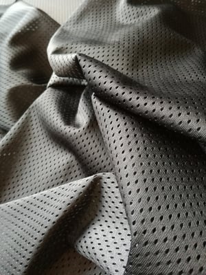 Image of TF 42 Nylon Airtex, Lightweight mesh. Black x 1 metre x 140cm wide