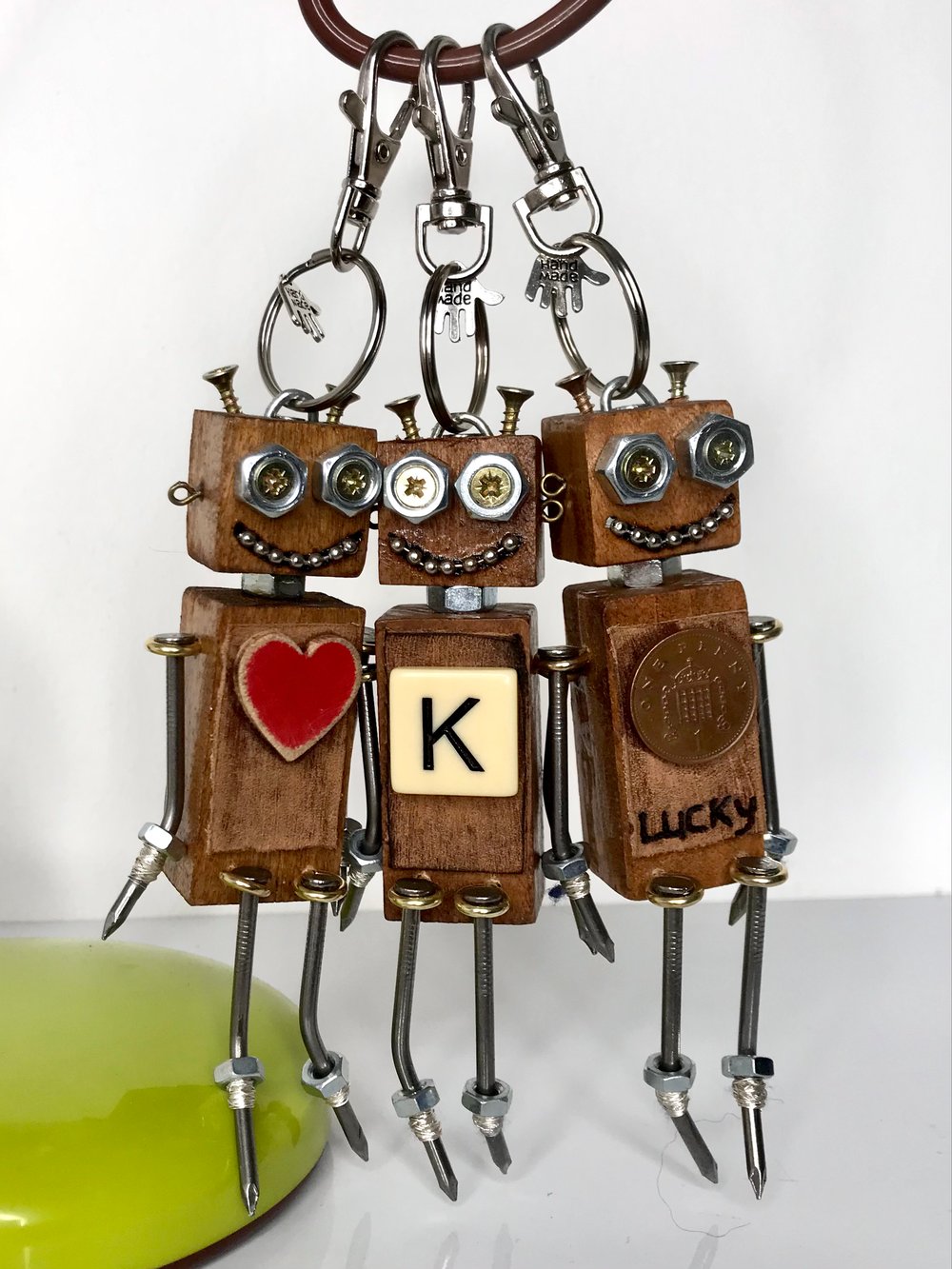 Image of Wonky Bot keychains