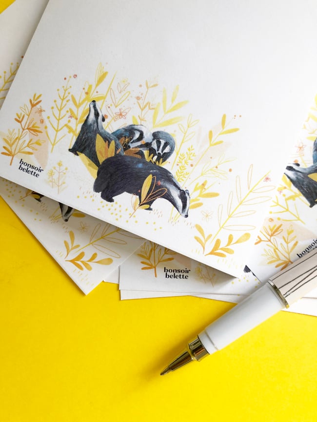Bloc-note Blaireaux