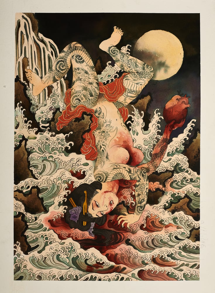 Image of THE WATER GEISHA - PRINT