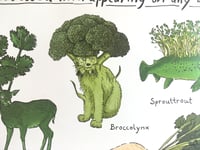 Image 3 of Vegetable and Fruit Animals | Großes Poster | DIN A1