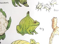 Image 3 of Vegetable and Fruit Animals | Großes Poster | DINA1 mit Posterleisten