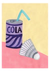 still life with cola