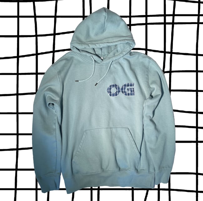 "OG STAMP" HOODIE SLATE GREEN