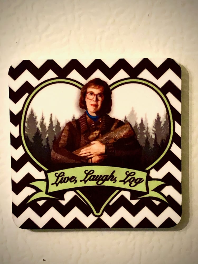 Image of Live, Laugh, Log magnet