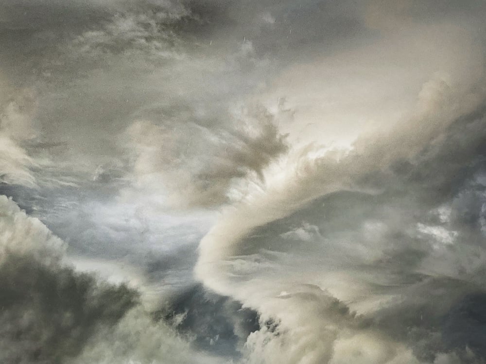 Image of SKY ABOVE FORMBY BEACH, ONE RAINSTORM EVENING