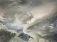 SKY ABOVE FORMBY BEACH, ONE RAINSTORM EVENING