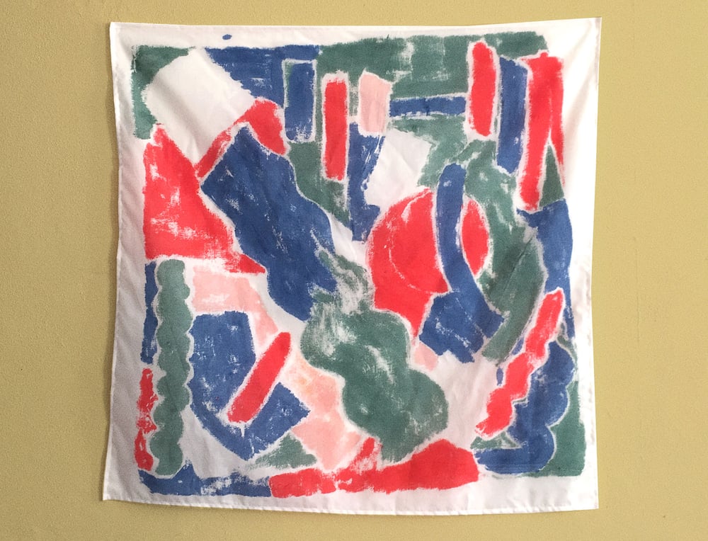 Image of HAND PAINTED SCARF 1̶5̶9̶0̶ Kč