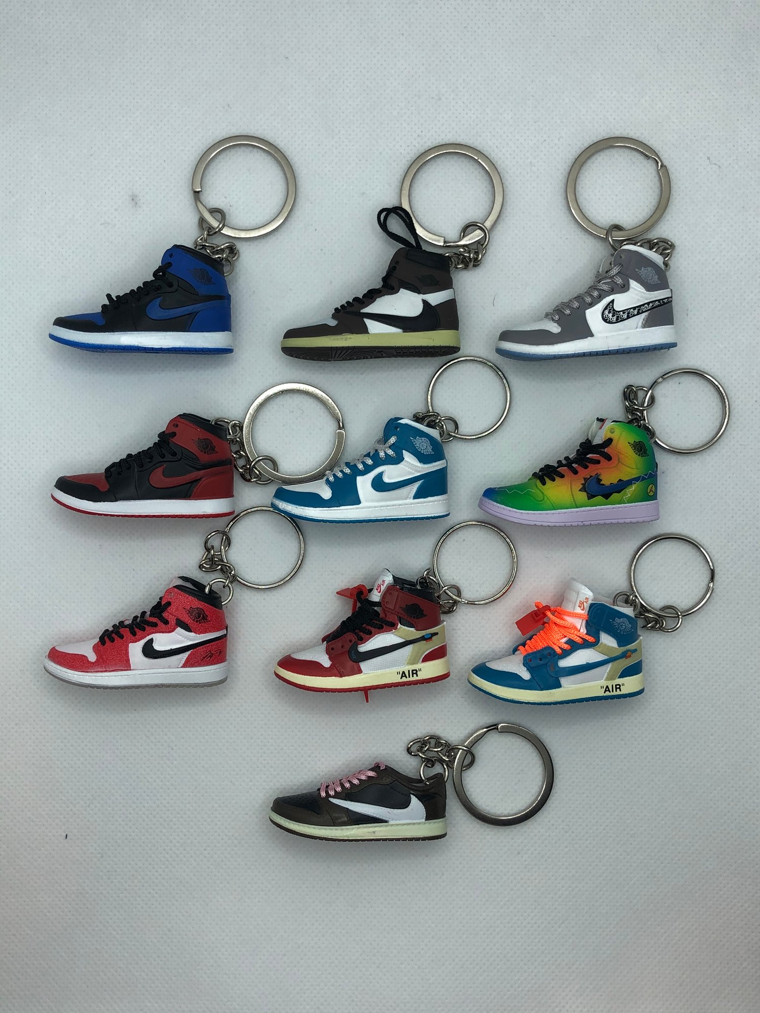 Random 3D Sneaker Keychain CROOKEDLACES