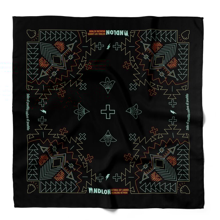 Gregg Deal "Solo el pueblo salva al pueblo" Bandana Image 4