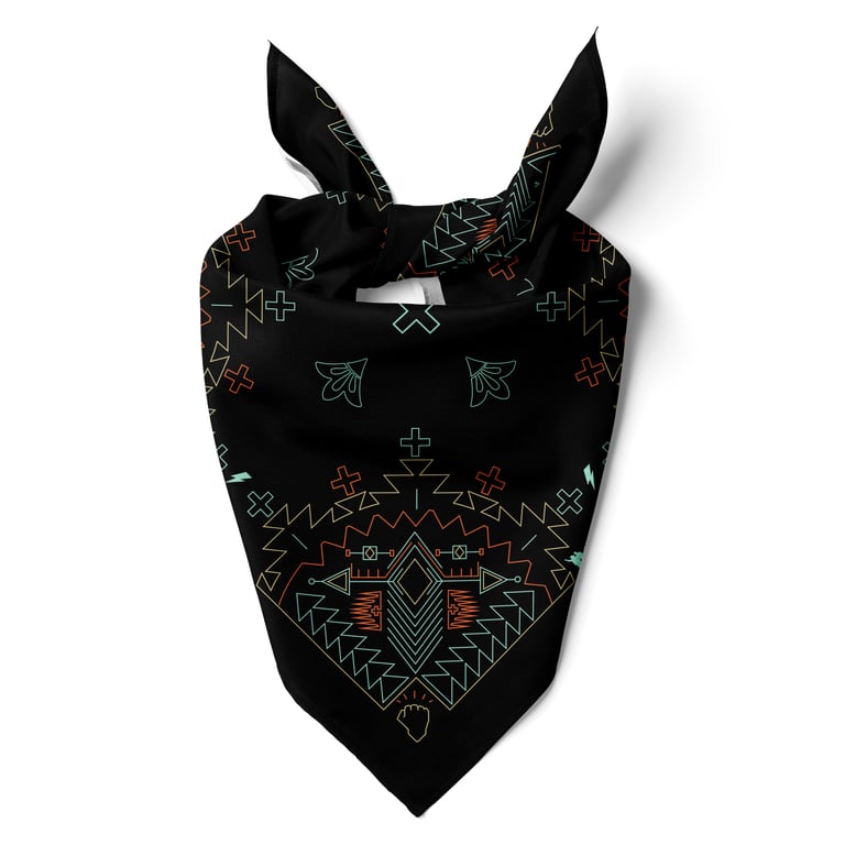 Gregg Deal "Solo el pueblo salva al pueblo" Bandana Image 5