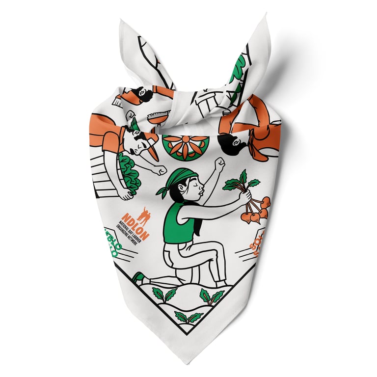Teshika Silver "Solo el pueblo salva al pueblo" Bandana Image 5