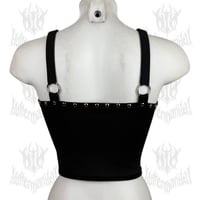 Image 2 of Slipknot "Tie Dye” Lace-Up Top (SIZE XS)