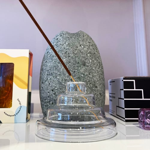 Image of Glass Meso Incense Holder