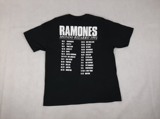 1992 Ramones Tour T-Shirt