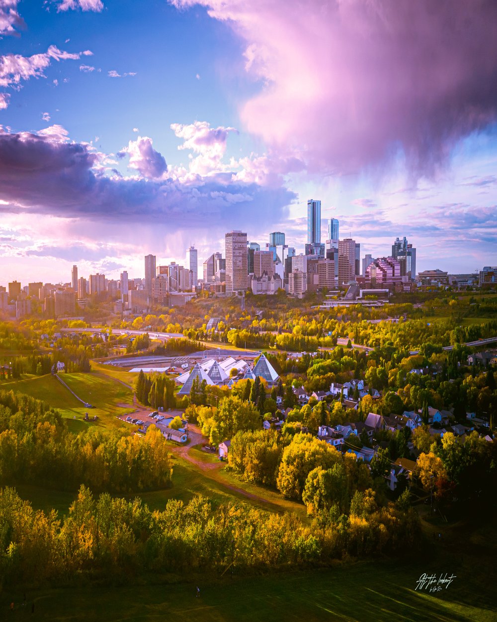 Image of Summer Showers over Edmonton