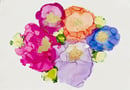 Image 1 of ‘Pansie’ A3 print with gold foil