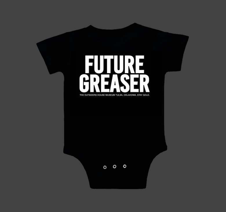 Image of FUTURE GREASER. Onesie.