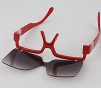 Image 1 of Oversized Flip Sunglasses 