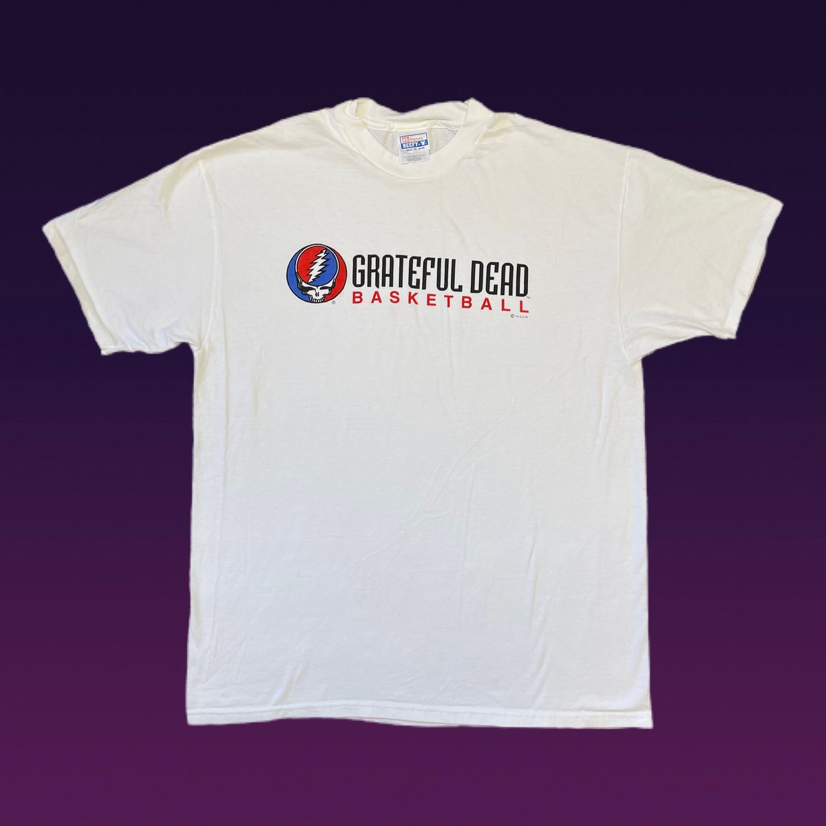 Original Vintage Grateful Dead Basketball 1994 Short Sleeve Tee! - X-LARGE