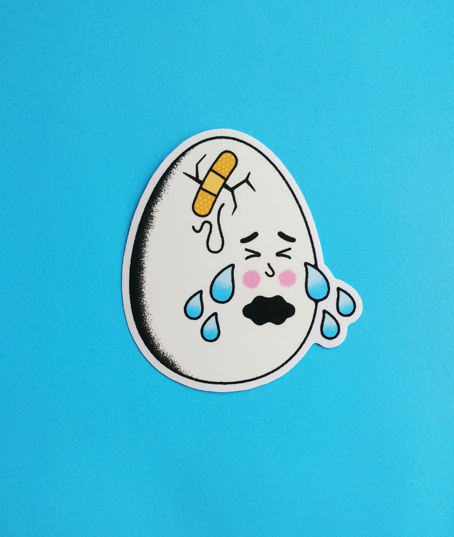 Cracked Egg Sticker